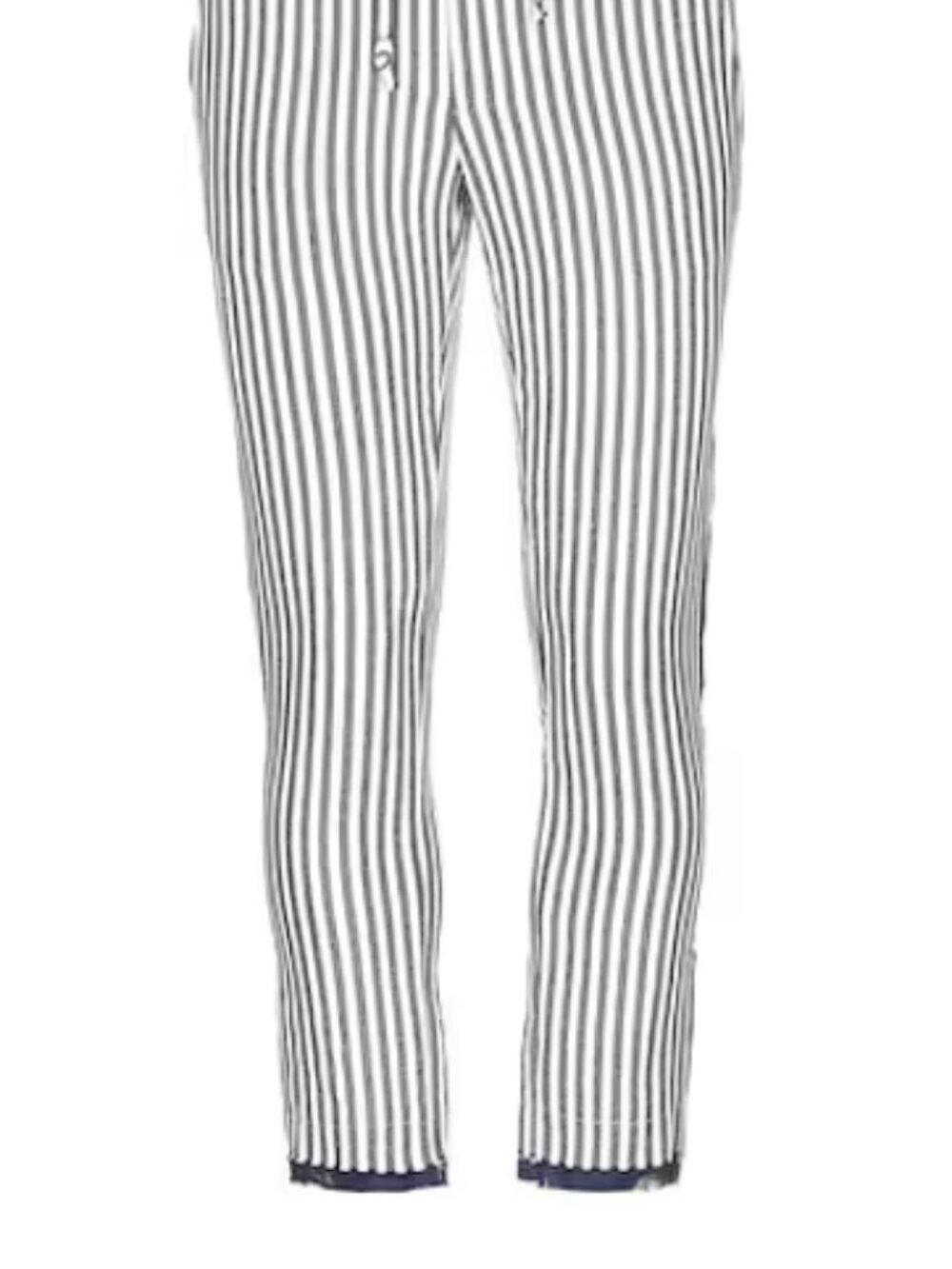 Daniele Alessandrini Italy Blue White Pinstripe Slim Trousers Pants Men's 32 - Picture 3 of 3